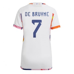 Belgien Kevin De Bruyne #7 kläder Kvinnor VM 2022 Bortatröja Kortärmad